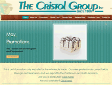 Tablet Screenshot of cristolgroup.com